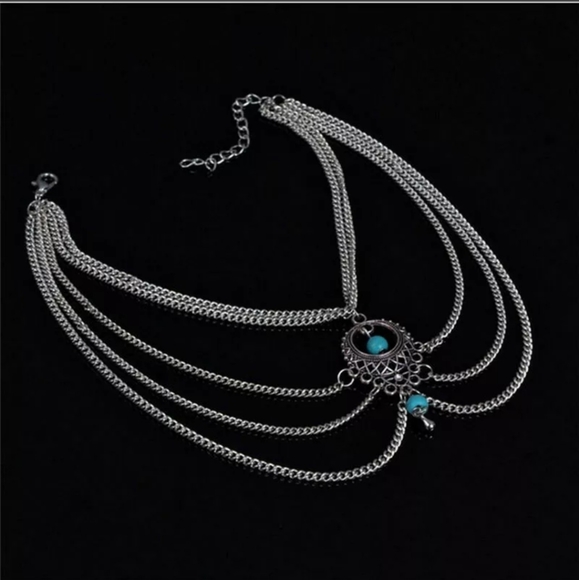 New Boho Turquoise Beach Ankle Bracelet - Picture 7 of 8